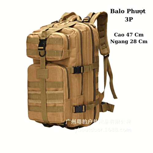 Balo chiến thuật 3p du lịch phượt phong cách lính, balo du lịch nam nữ