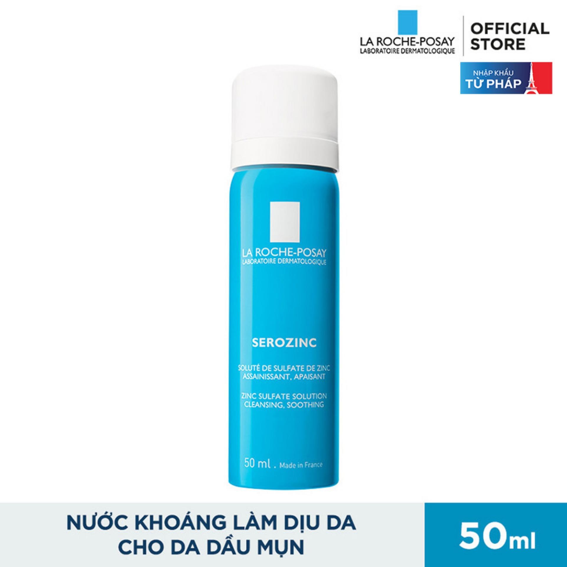[HCM]Xịt Khoáng Chuyên Biệt Dành Cho Da Dầu Mụn - Da Hỗn Hợp La Roche-Posay Serozinc 50ml - 150ml - 300ml