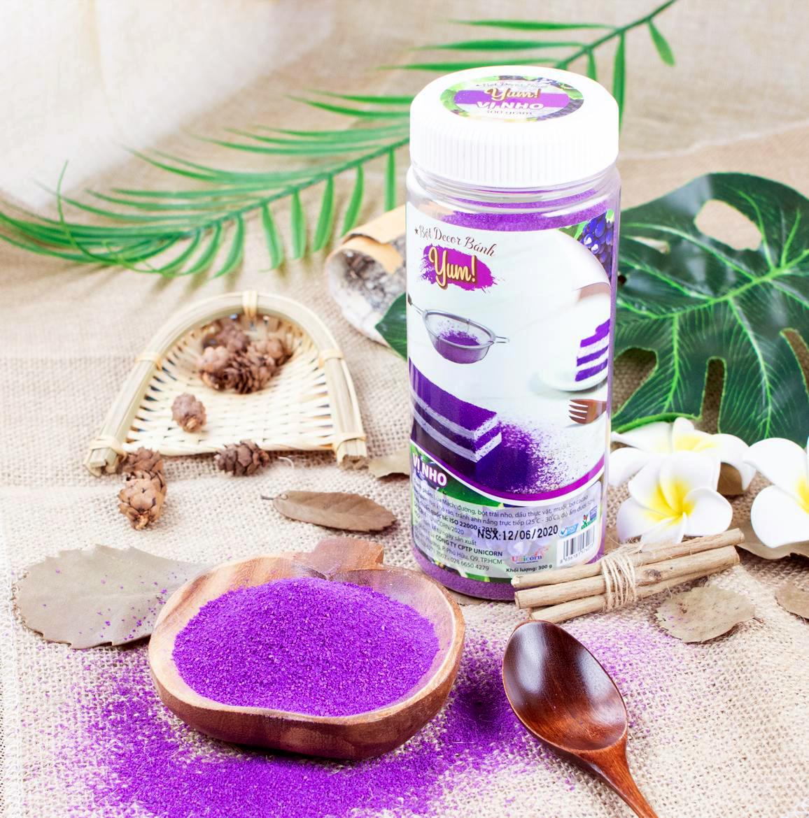 Bột rắc vị NHO -nguyên liệu trang trí bánh kem- Đồng Tiến Việt Nam