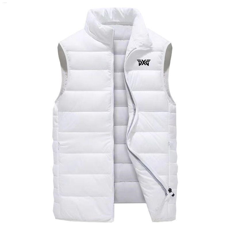 2023 New Golf PXG Winter Down Cotton Fashion Versatile Warm Windproof Down Jacket Coat Cotton Vest