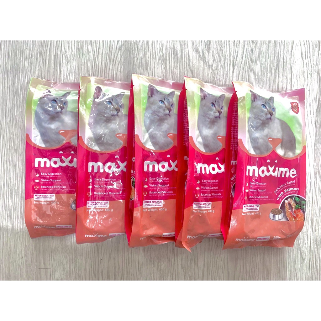 Thức ăn mèo mọi lứa tuổi maxime 400g