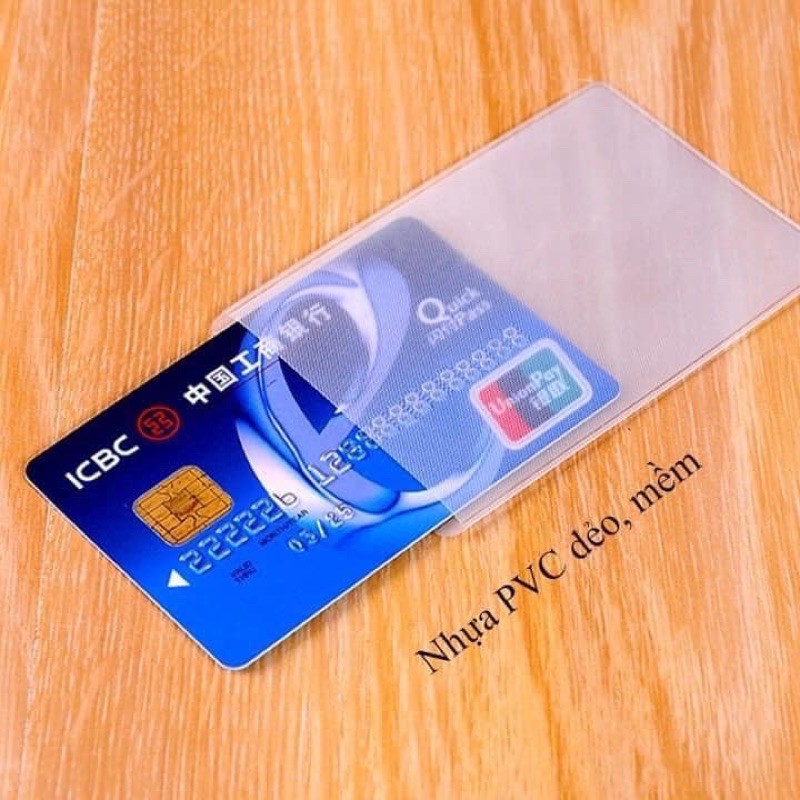 Combo 50 bao đựng thẻ căn cước công dân, atm, bằng lái xe, cmnd