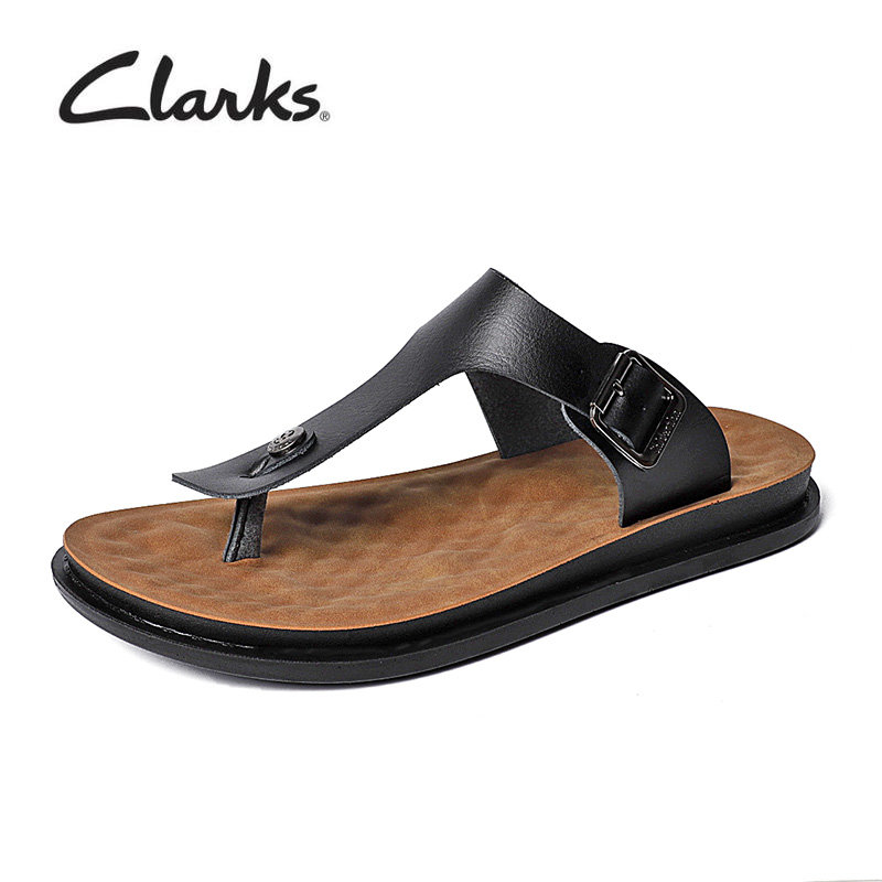 Clarks_nam giới bước giản dị tháng sáu rạn san hô dép phẳng