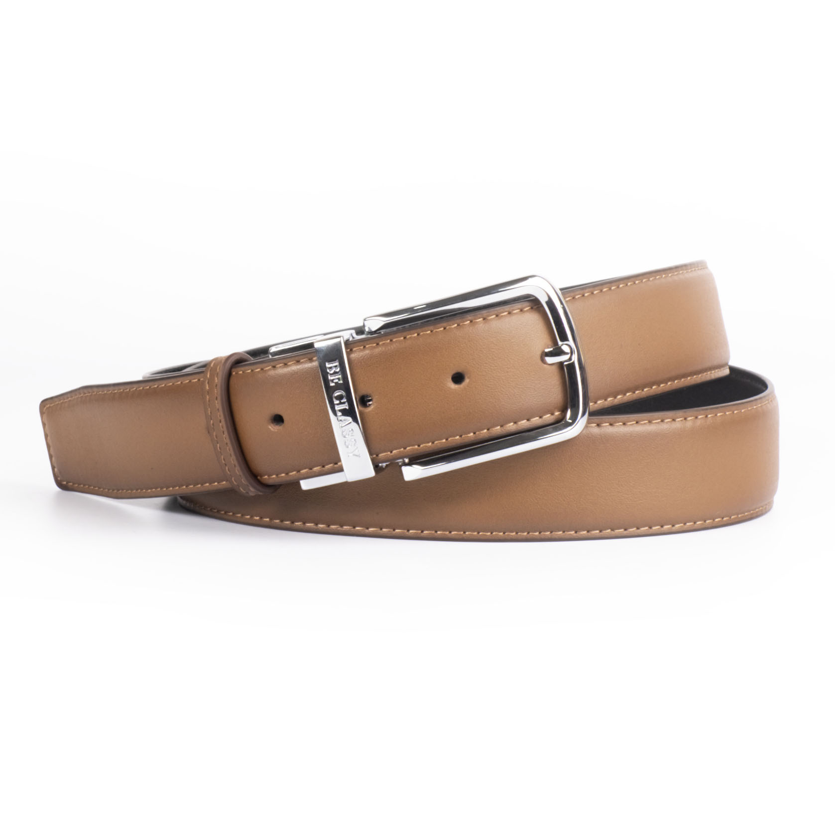 Thắt lưng da bò thật classic belt - be17 - thương hiệu be classy