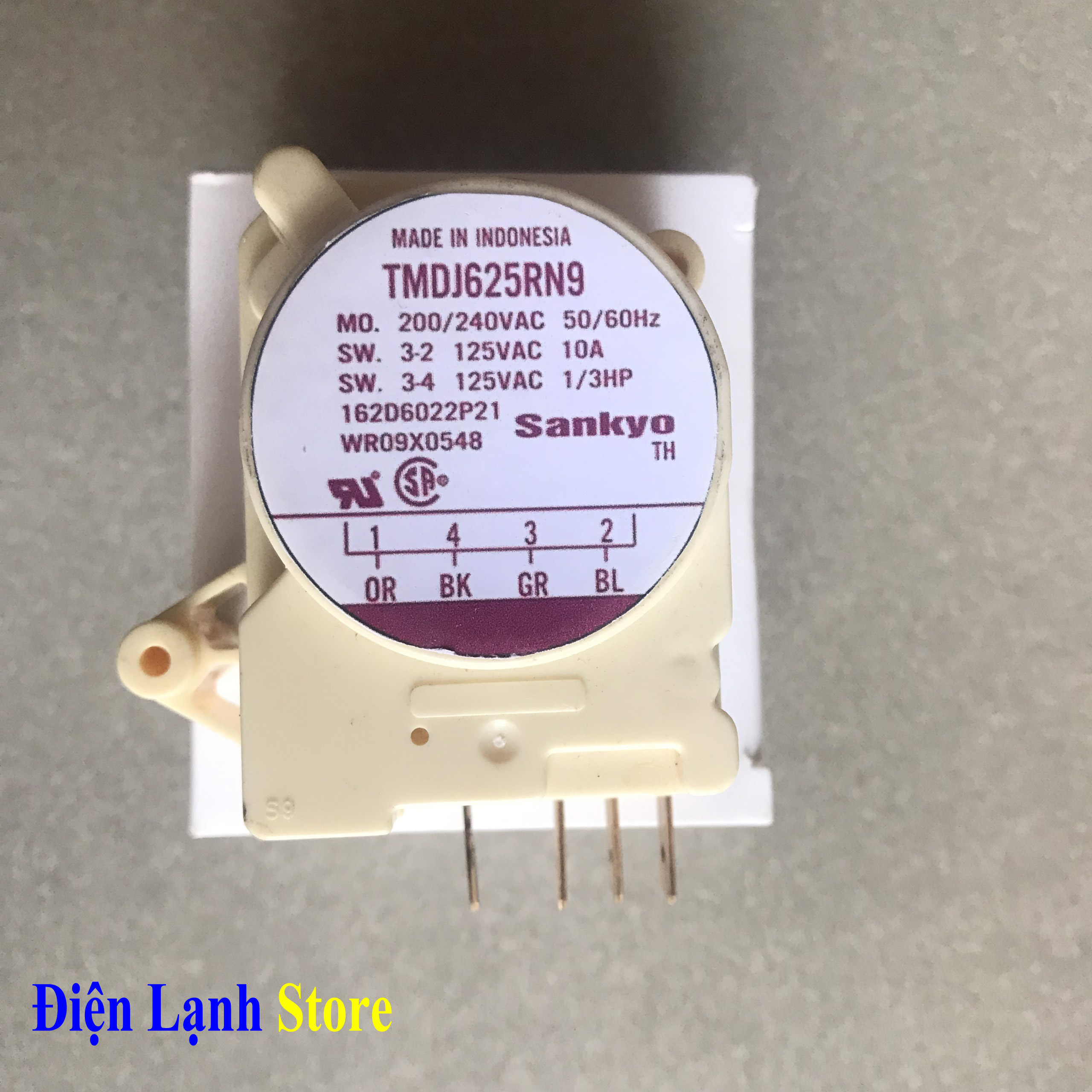 Timer, Đồng Hồ Thời Gian Xã Đá Cho Tủ Lạnh Không Inverter Hàng Hãng 1/3 Sanyo, Toshiba.