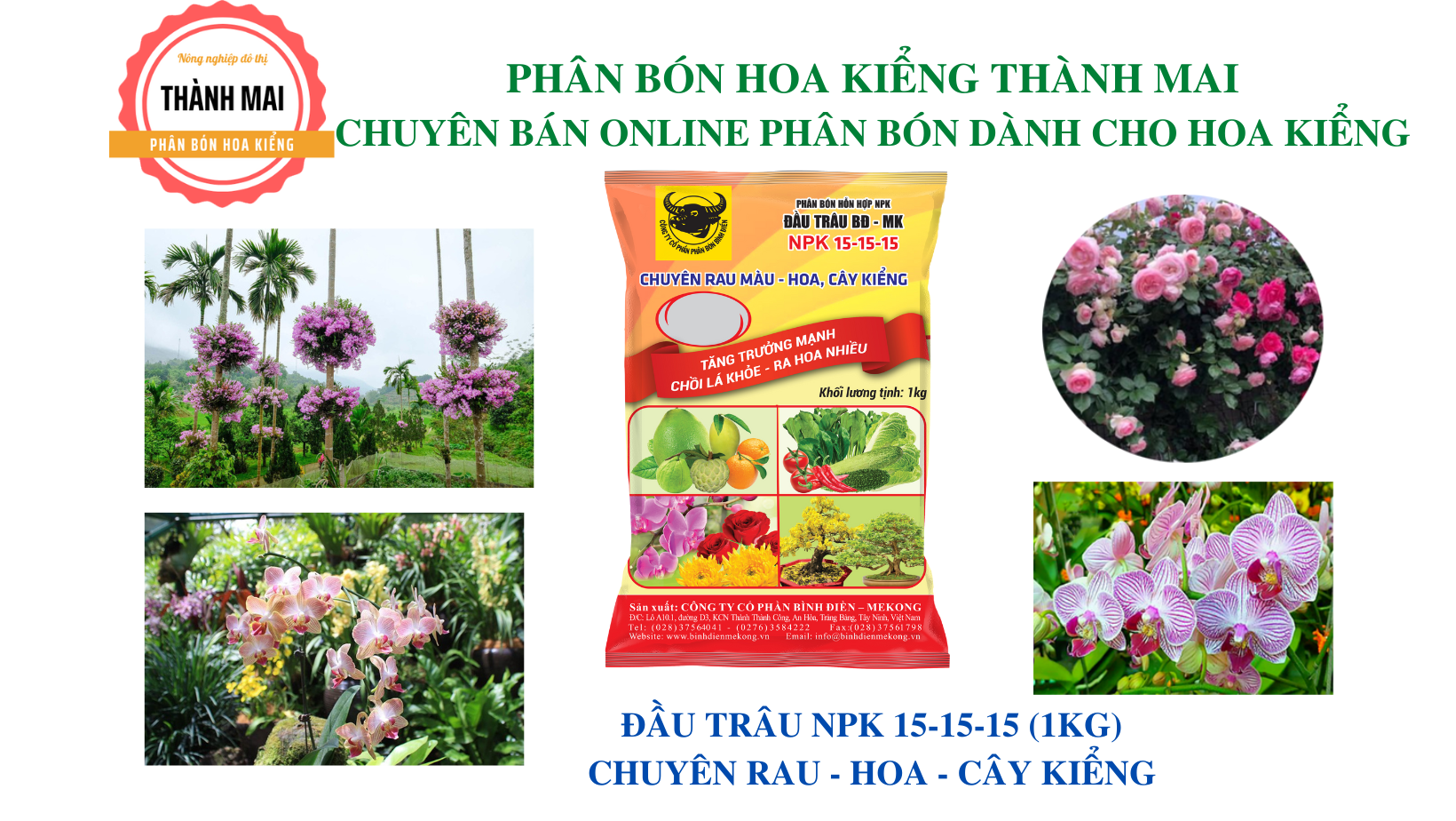 Phân bón npk đầu trâu 15-15-15
