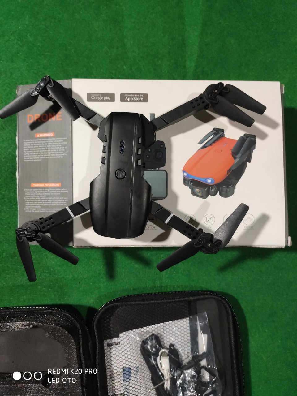 Flycam E99 Pro Drone 4K HD 2 Camera , chánh trướng ngại vật, quay phim chụp ảnh truyền trực tiếp về điện thoại, giữ vị trí cố định