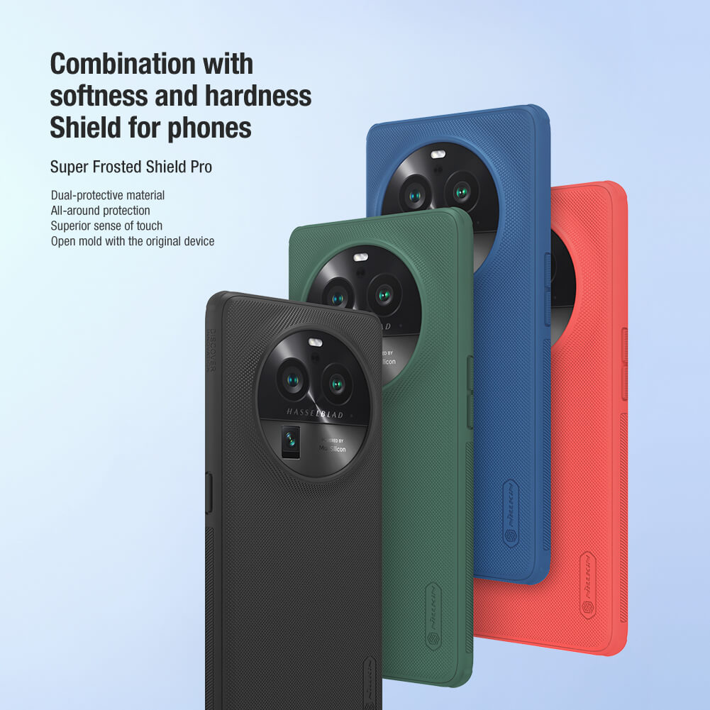 Ốp lưng find x6 - find x6 pro cao cấp nillkin frosted shield pro