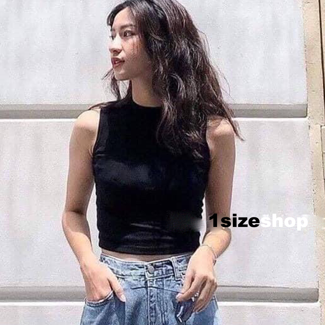Áo croptop ba lỗ nữ giá rẻ thiết kế tỉ mỉ thời trang trẻ trung đơn giản dễ phối đồ