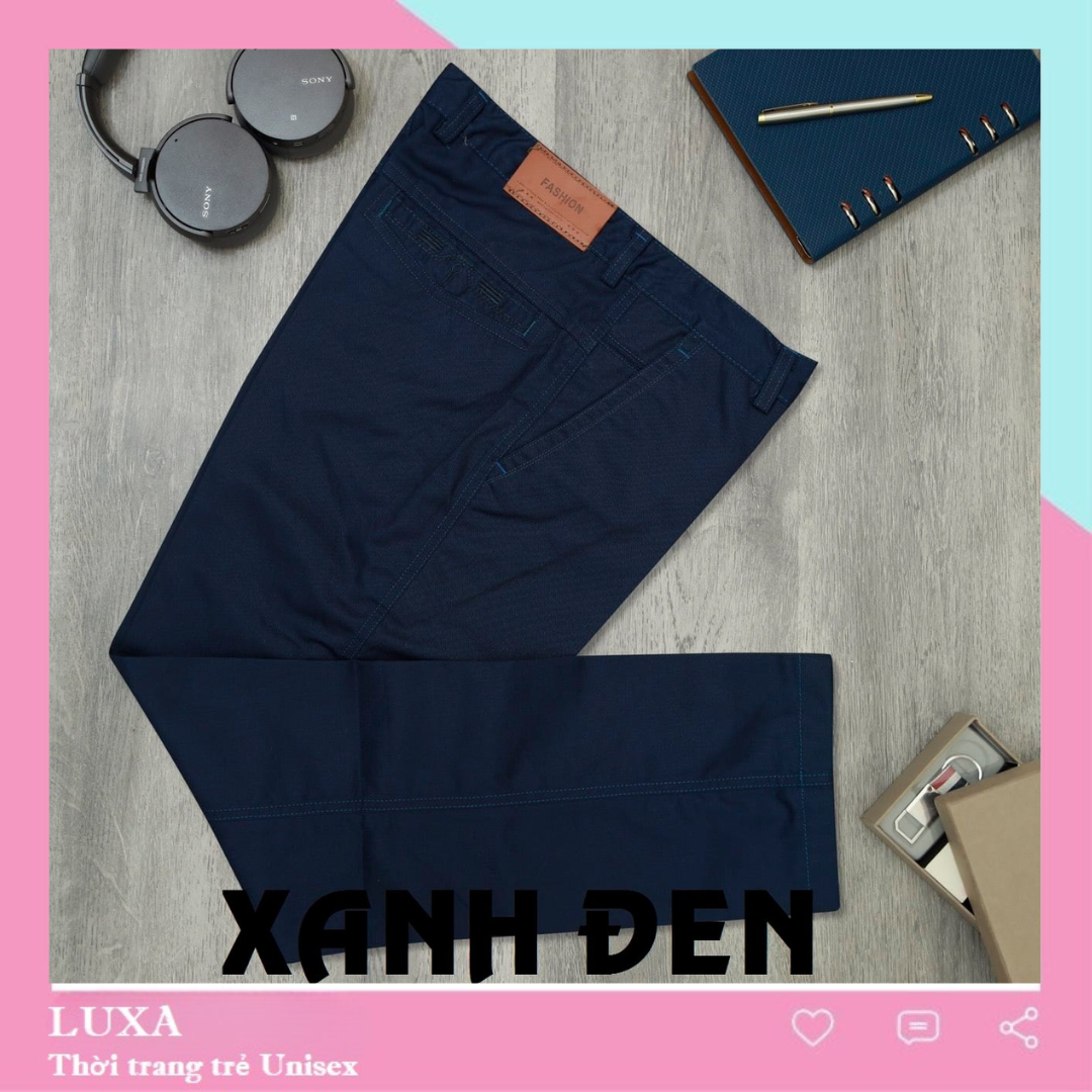 [HCM]Quần Kaki Nam Trung Niên Ống Suôn Vải Kaki Mịn Nhiều Màu