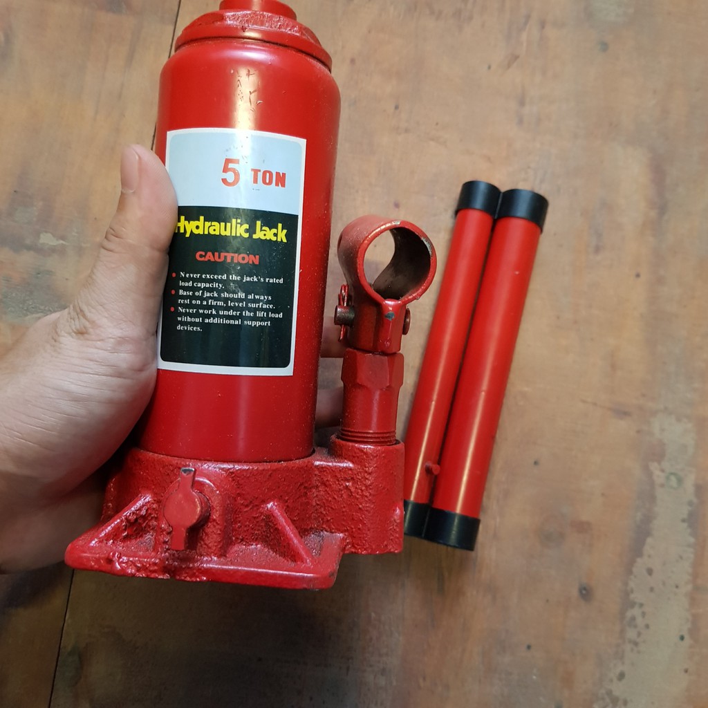 Kích thủy lực 5 tấn - Con đội thủy lực 5 tấn nhỏ gọn tiện lợi - Hydraulic Jack