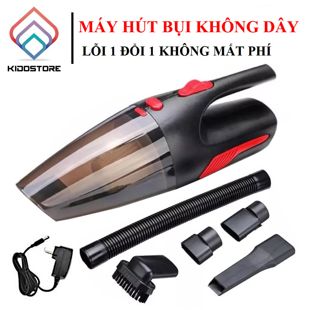 Máy hút bụi cầm tay không dây AIKESI, dùng được cả trong nhà và trên ô tô [CÓ VIDEO]
