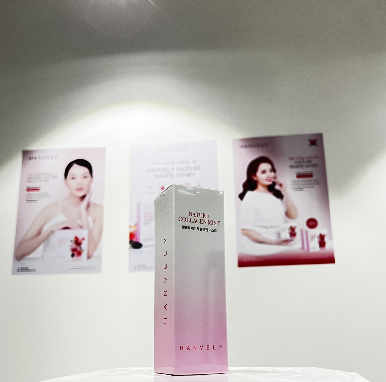 Xịt Khoáng dưỡng ẩm, chống lão hóa, bảo vệ da Hanvely Nature Collagen Mist 80ml