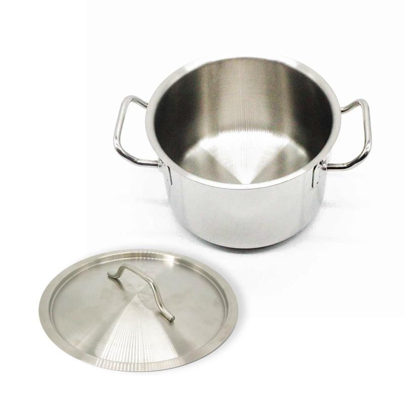 Nồi casserole inox quantum-pro 3l đường kính 18cm kèm nắp