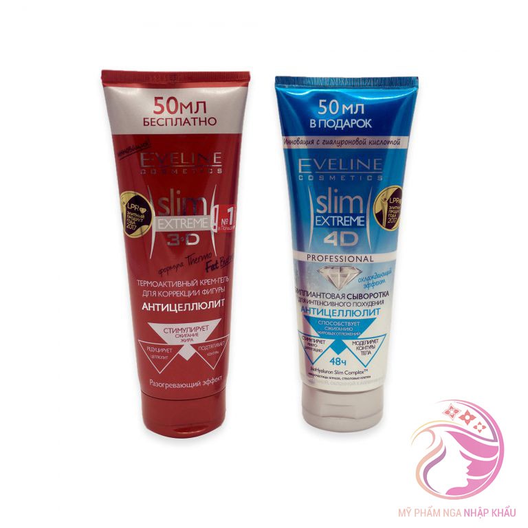 Kem tan mỡ eveline slim extreme 4d,4d của nga