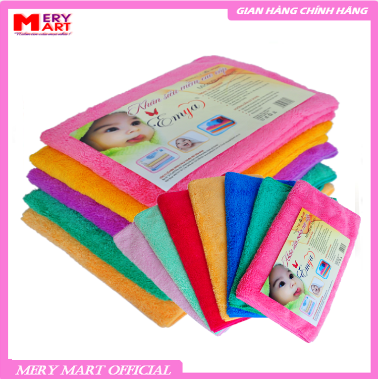 Khăn siêu mềm trẻ em cao cấp emya 30×30