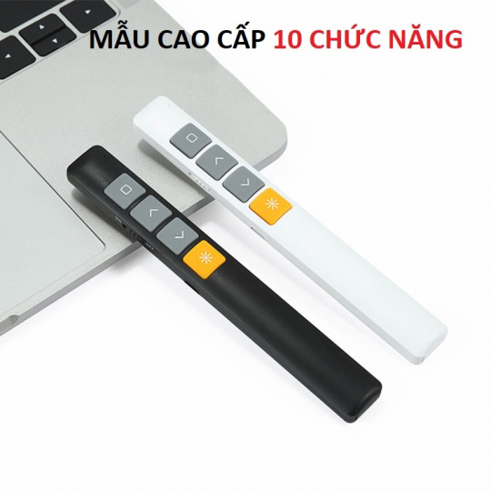 Bút trình chiếu lazer không dây, bút laser t-88 hỗ trợ giảng dạy trình chiếu slide - hàng phân phối chính hãng