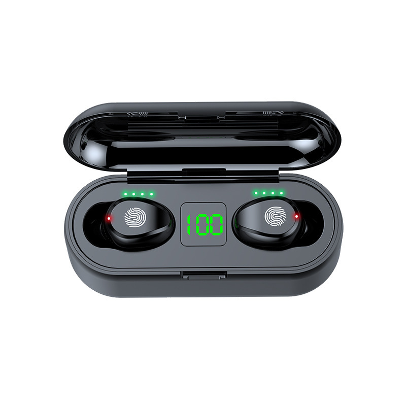 Tai nghe Bluetooth 5.1 TWS F9 phiên bản mới kiêm sạc dự phòng 2000mAh - Bảo hành 12 tháng