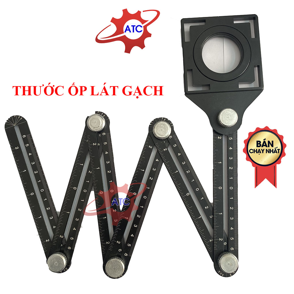 Thước định vị cắt gạch, thước lấy dấu gạch ốp lát Có hiển thị góc đo giúp thi công Chính xác