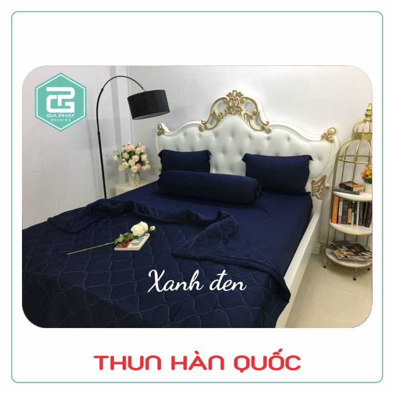 Ga trải giường thun lạnh Hàn Quốc 1 màu cao cấp