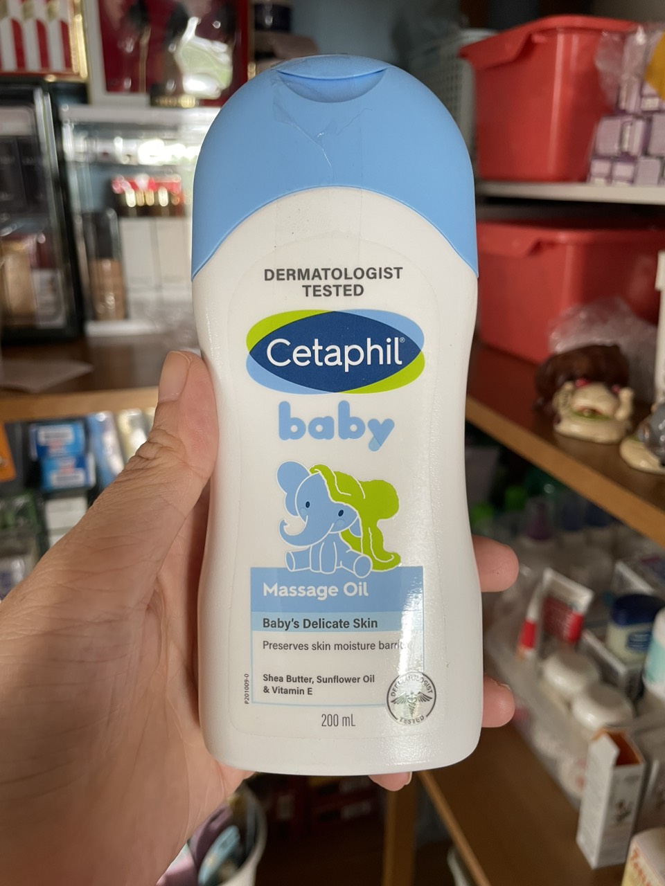 <Date: 11/2024> Dầu massage cho bé Cetaphil Baby Oil - 200ml (Mẫu mới)