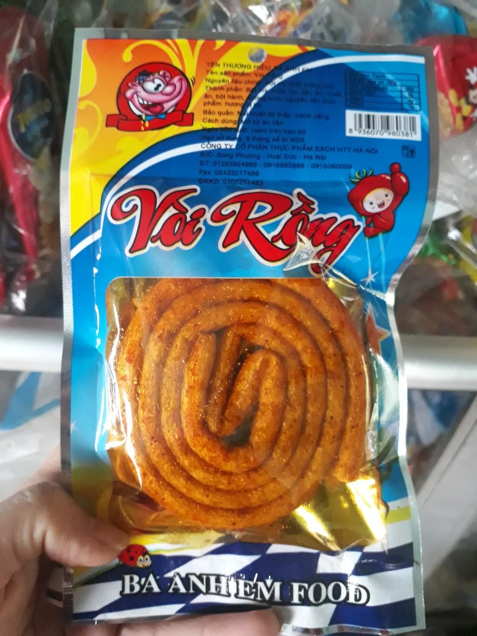 set 5 gói Snack vòi rồng cay