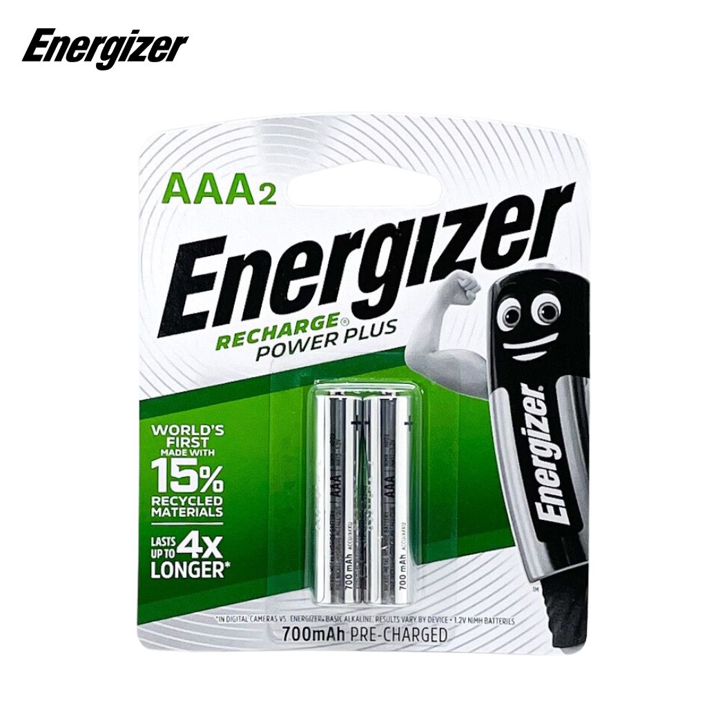 Vỉ 2 Viên Pin Sạc AAA Energizer 700 mAH - Hàng Chính Hãng