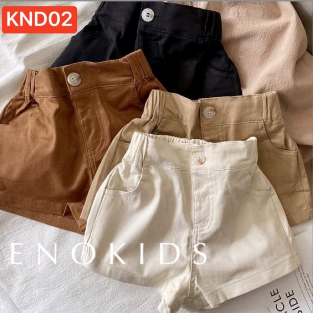 Quần short kaki, quần đùi siêu mềm mát bé gái, bé trai