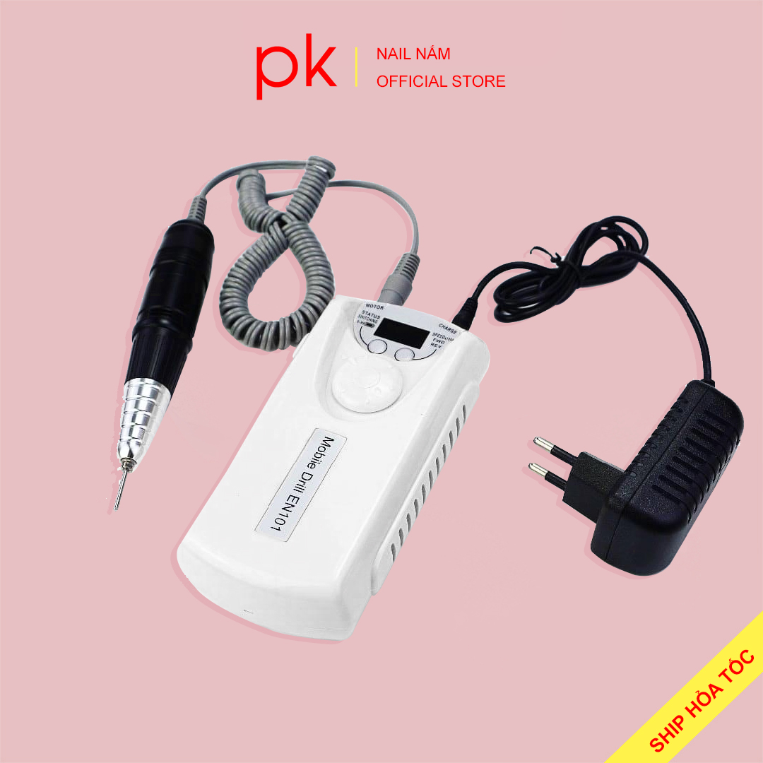 Máy mài móng tích điện EN101 chính hãng siêu mạnh, siêu êm - 1 đổi 1 trong vòng 1 tuần