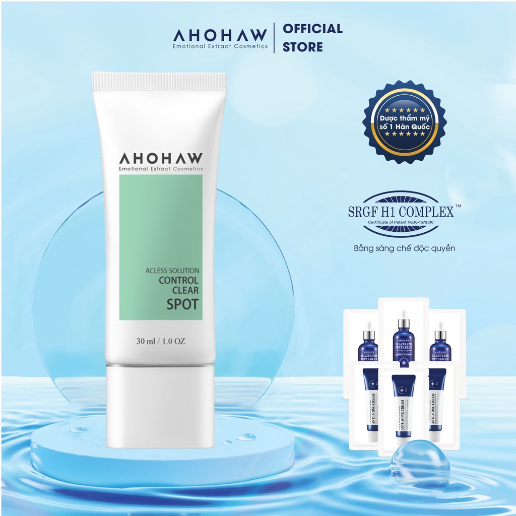 Tinh Chất Chấm Mụn Ahohaw Acless Solution - Hàng Chính Hãng