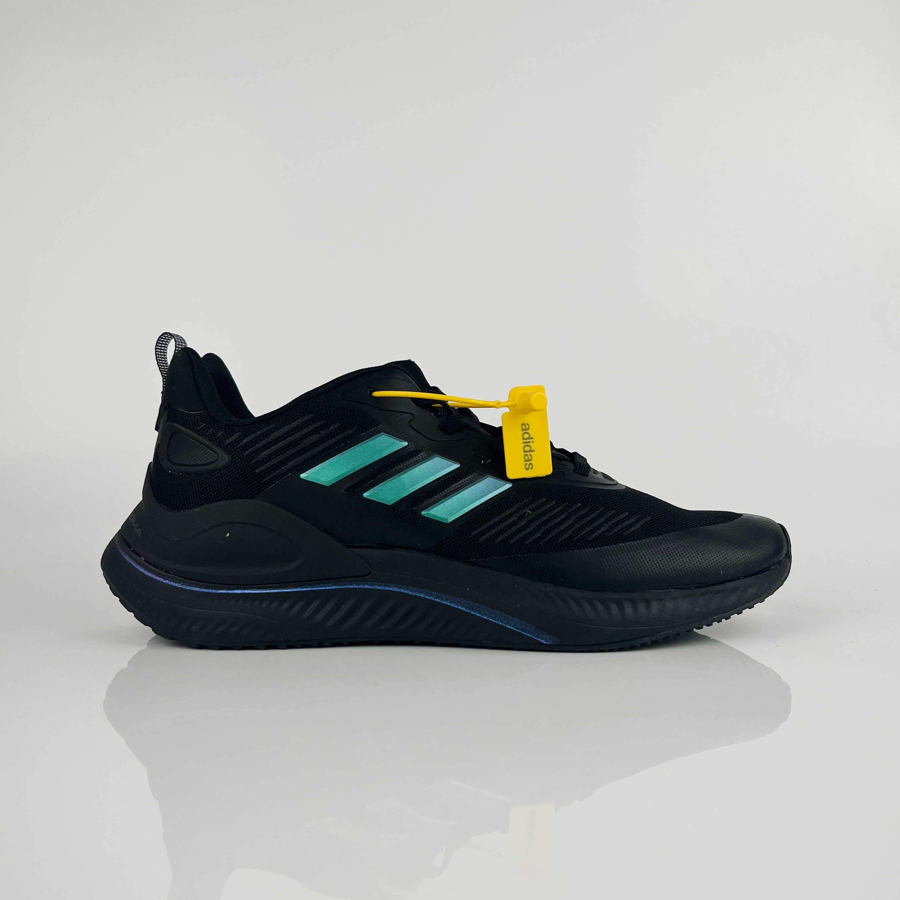 Giày thể thao sneaker ADiDas đen sọc xanh Cao Cấp