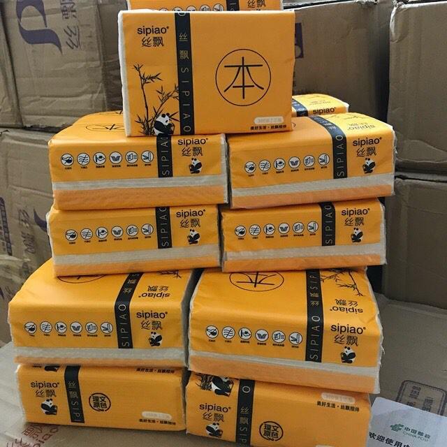 [HCM]THÙNG 30 GÓI GIẤY ĂN GẤU TRÚC SIPAO [loại xịn 300 tờ/1 gói]