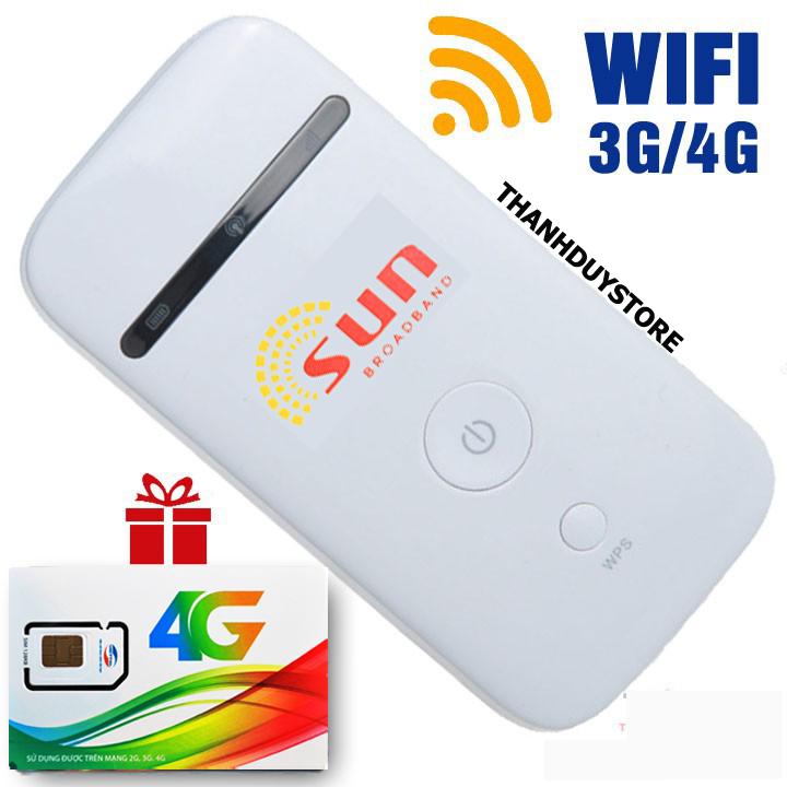 Phát Wifi 3G 4G ZTE SUN- Phát wifi cực mạnh cho tivi, camera
