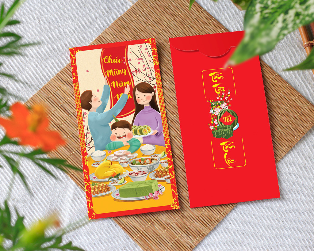 Combo 50 bao lì xì tết 2024, mẫu mới nhất, giao nhiều mẫu đẹp ngẫu nhiên