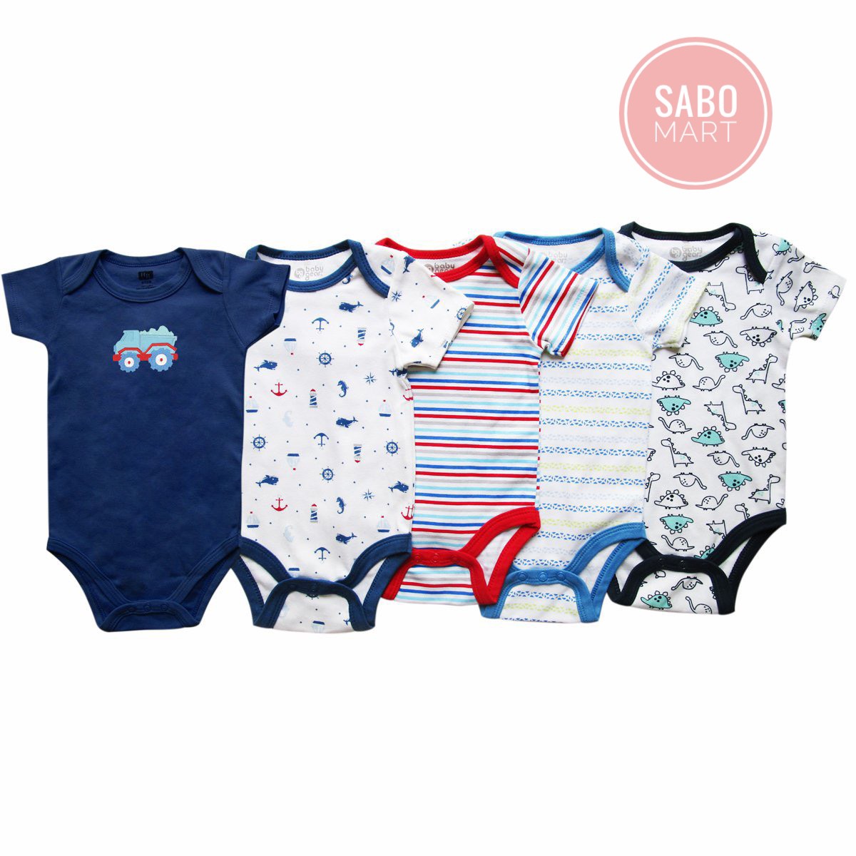 Bộ Bodysuit Body chip cộc tay xuất Mỹ cho bé trai bé gái nhiều mẫu siêu đẹp