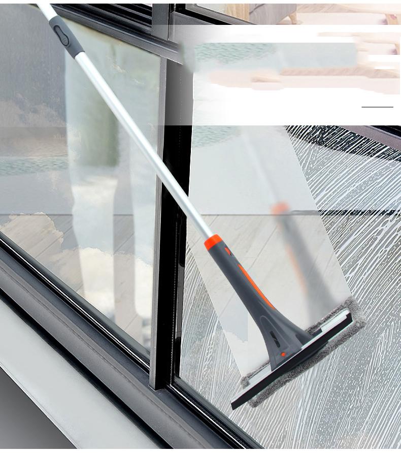 [HOÀN TIỀN 10%]Cây lau kính 3 trong 1, tích hợp gạt nước, bình xịt