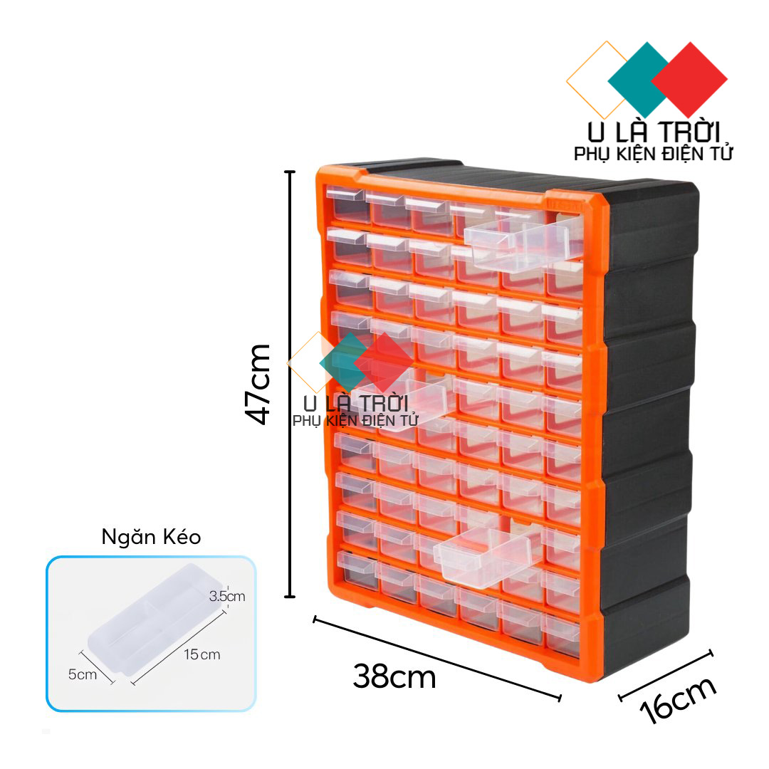Tủ đựng linh kiện điện tử 60 ngăn