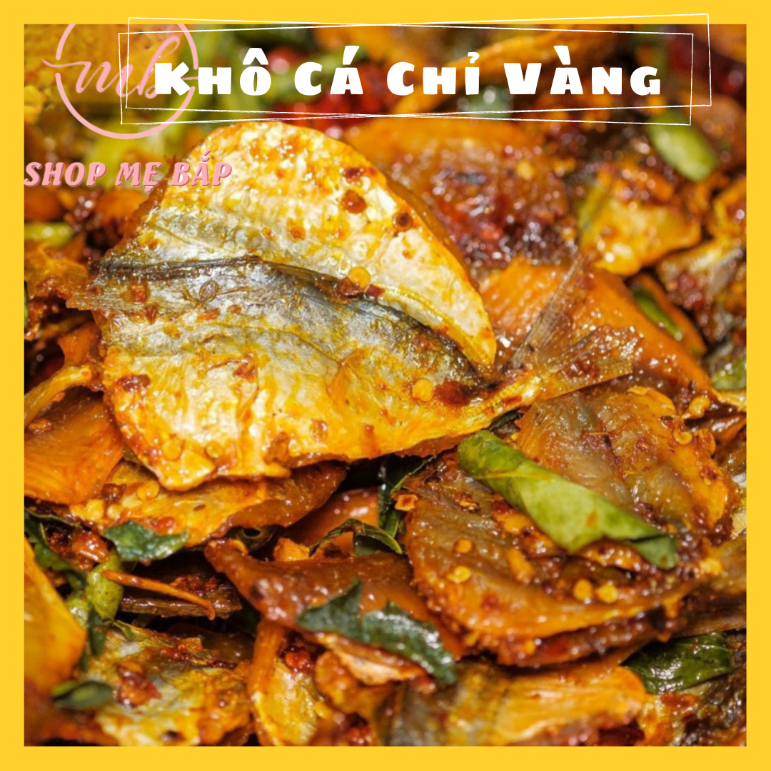 Khô cá chỉ vàng sốt lá chanh 250g - shop mẹ bắp