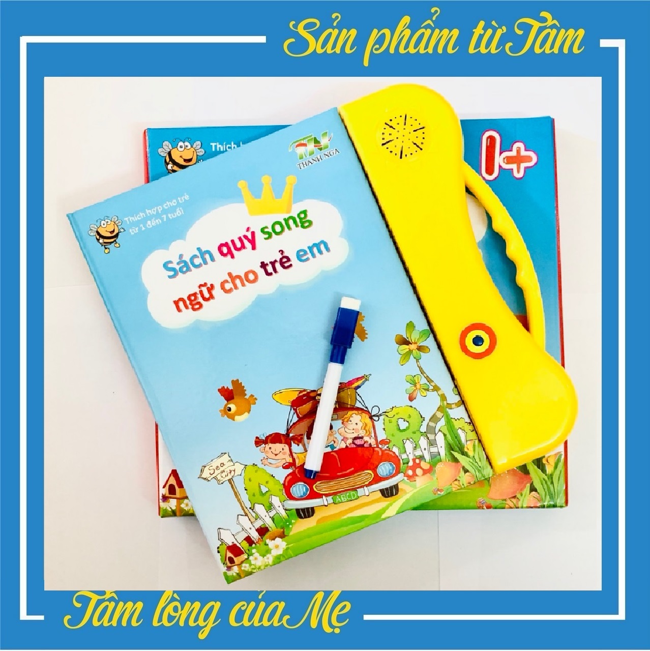 Đồ chơi Bộ sách quý điện tử Song ngữ - Trẻ vừa học vừa chơi cùng Tiếng Anh