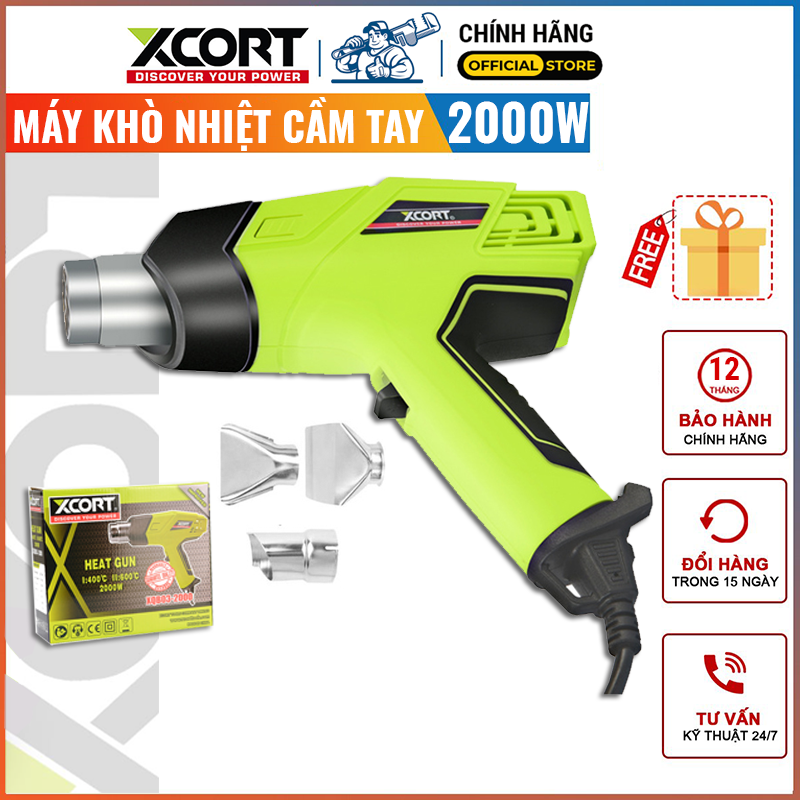 MÁY KHÒ NHIỆT-MÁY KHÒ NHIỆT CẦM TAY XCORT 2000W