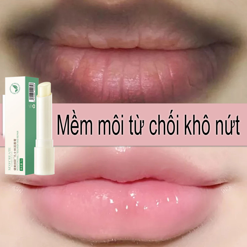 Lip Desire Son môi mới Vaseline Son dưỡng ẩm Lip Care Honey Nouring Girl Lip Mouring Anti-Ddry 3g Vaseline Son môi
