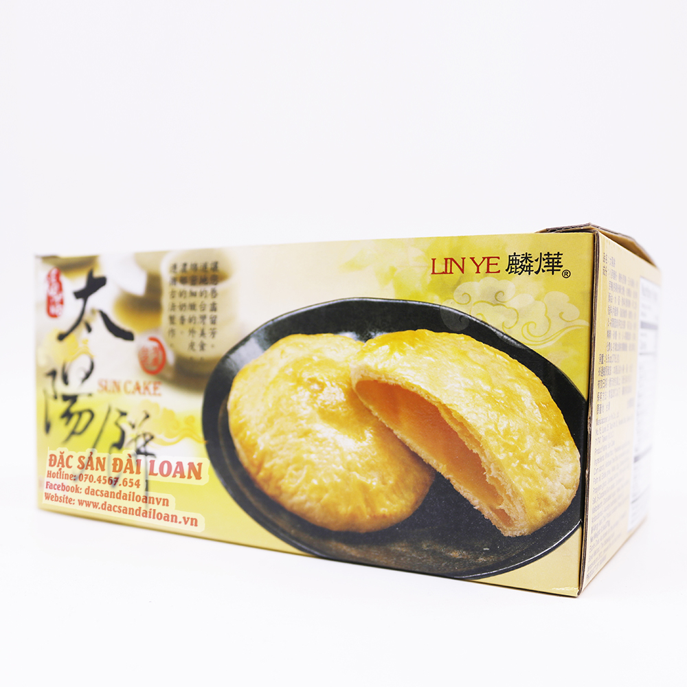 BÁNH THÁI DƯƠNG BÁNH MẶT TRỜI ĐẶC SẢN ĐÀI LOAN HỘP 6 CÁI