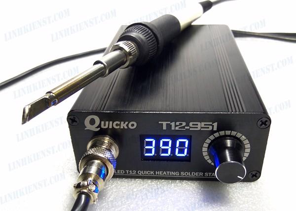 TRẠM HÀN T12 QUICKO T12-951 màn hình LED