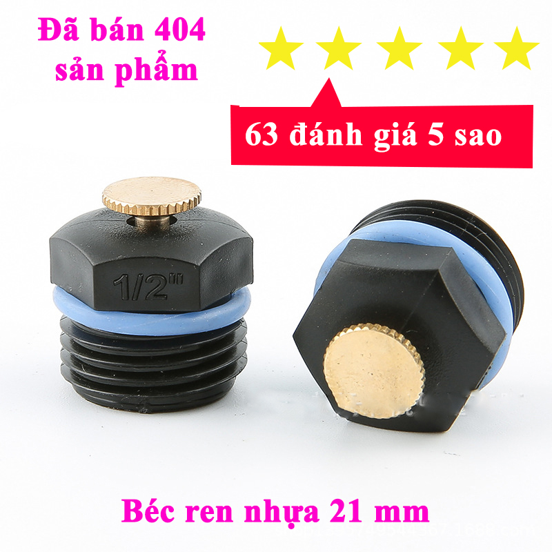 Bộ 10 béc phun sương hình cánh quạt ( ren ngoài 21mm)