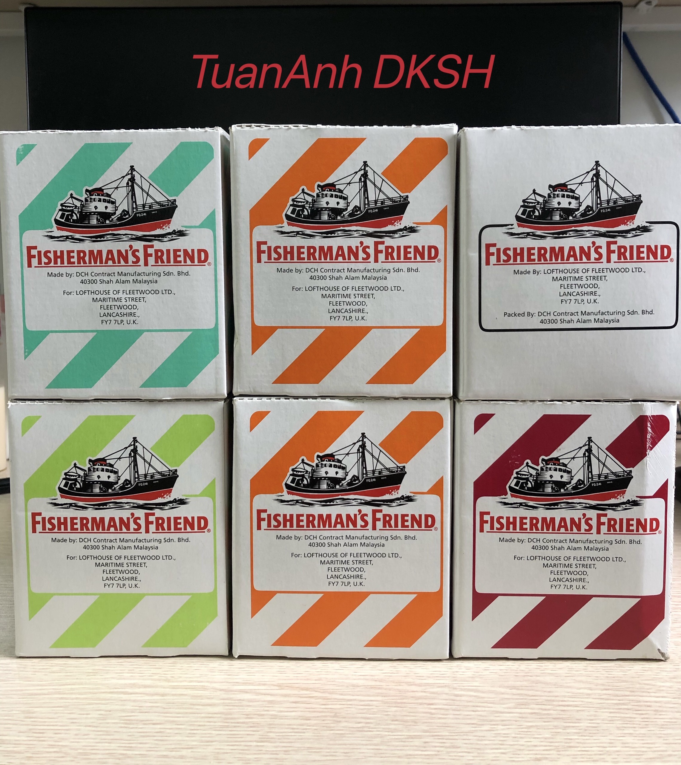 KẸO CAY CON TÀU FISHERMAN'S FRIEND ĐỦ VỊ - XUẤT XỨ MALAYSIA - Hàng chính hãng DKSH Việt Nam