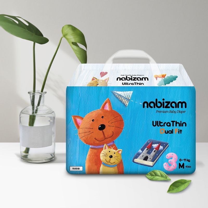 ⚡QUÀ HẤP DẪN⚡Tã/Bỉm NABIZAM HÀN QUỐC Dán/Quần Đủ Size S44/M40/L36/M32/L30/XL26/XXL22/3XL20