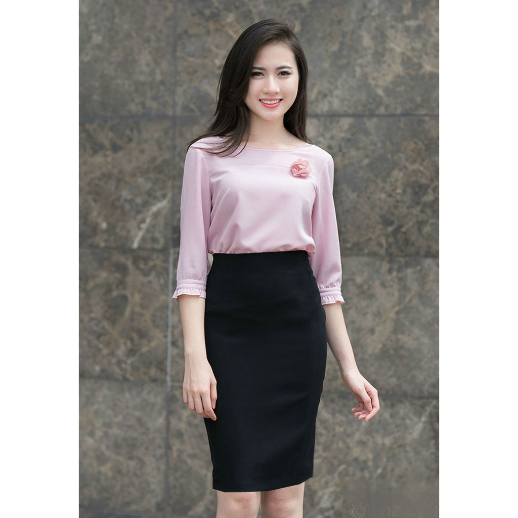 [Sale Sốc] Chân váy công sở,Chân váy đẹp, Chân váy dài, Chân váy bút chì dài thanh lịch - Thời trang công sở cao cấp