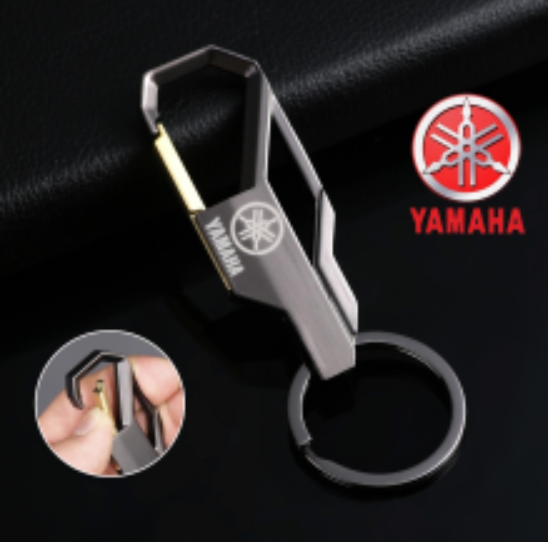 S.S Móc Khóa Xe Máy YAMAHA Móc Chìa Khóa Kim Loại Hợp Kim Sáng Tạo Cho Nam Dành Cho Yamaha móc khoá xe máy