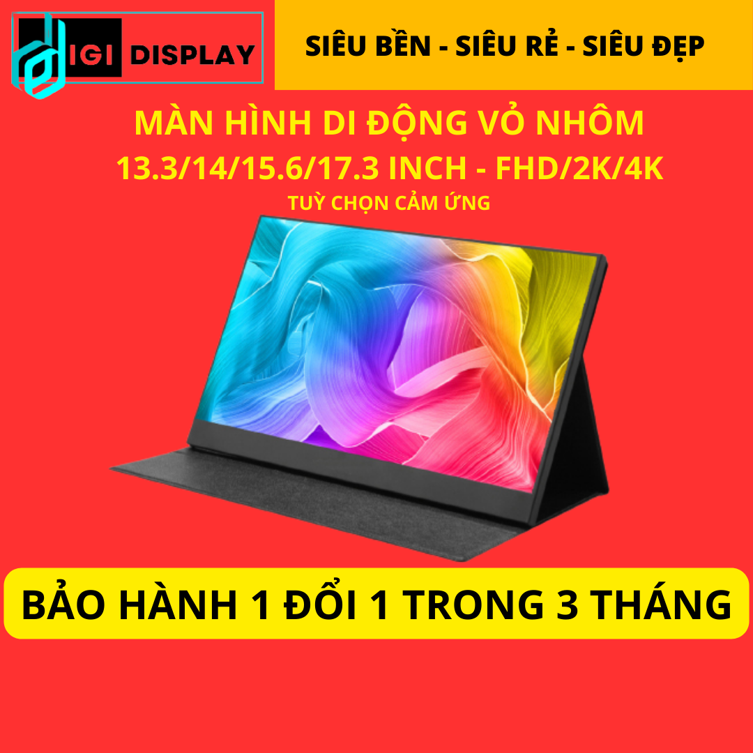 Màn hình di động IPS FHD/2.5K/4K Type C HDMI - Portable Monitor cho máy tính, điện thoại, máy chơi game
