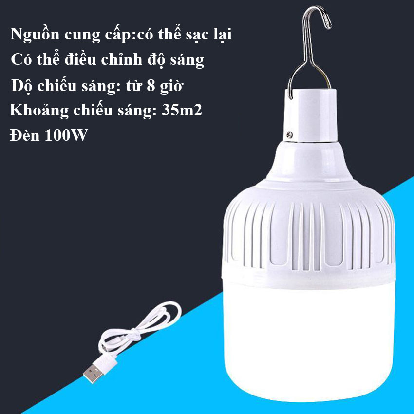 Bóng Đèn Tích Điện Thông Minh - Bóng Đèn Led Siêu Sáng jena.s